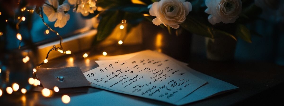 Messages de douceur pour une soirée d'amour