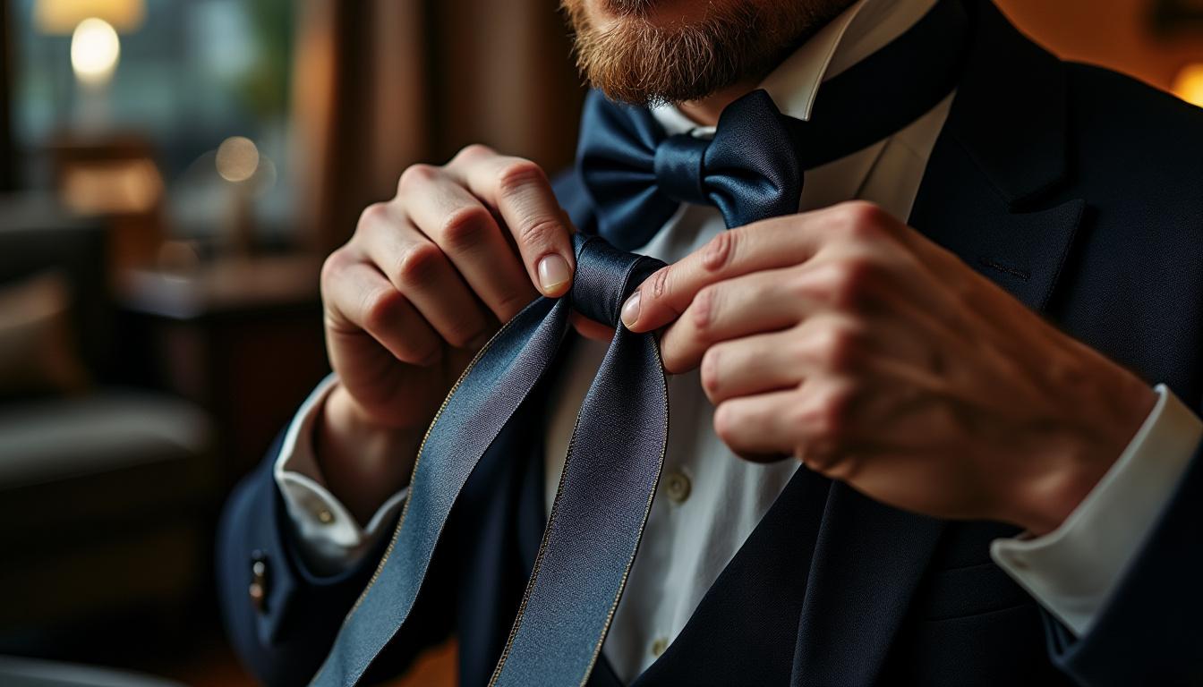 apprenez à réaliser un nœud papillon élégant avec notre guide complet sur les techniques et astuces efficaces. transformez un simple ruban en un accessoire raffiné grâce à nos conseils pratiques et faciles à suivre pour un rendu parfait.