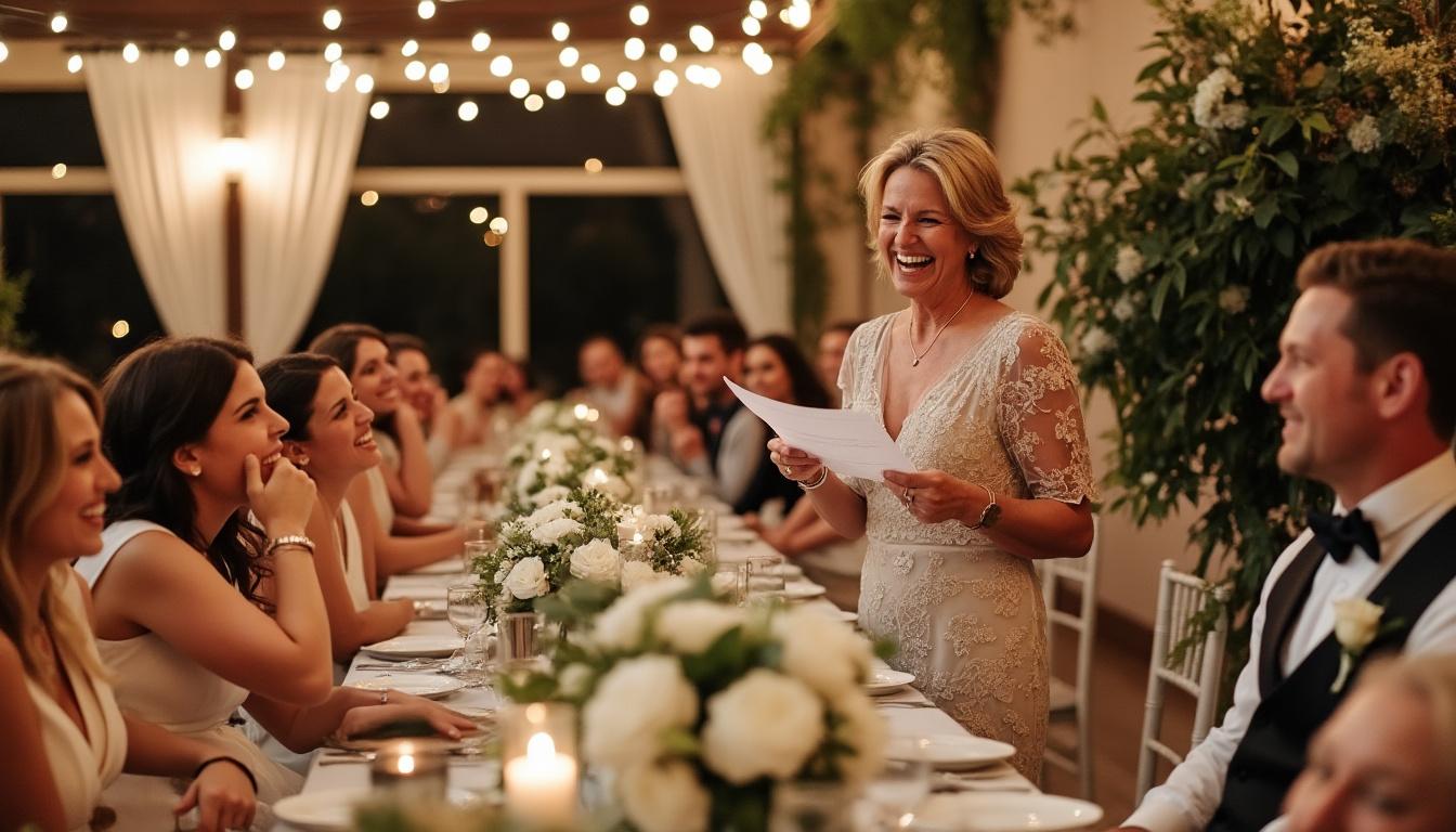 découvrez des conseils pratiques pour écrire un discours humoristique de la mère du marié qui saura émouvoir et faire rire l’assemblée lors du mariage. inspirez-vous pour créer un moment mémorable et authentique !