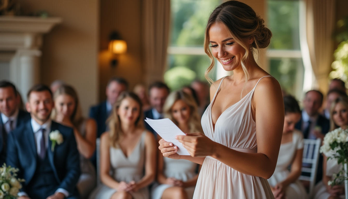 découvrez des conseils pratiques pour gérer vos émotions et prononcer un discours de demoiselle d'honneur émouvant, authentique et maîtrisé lors du mariage de votre amie.