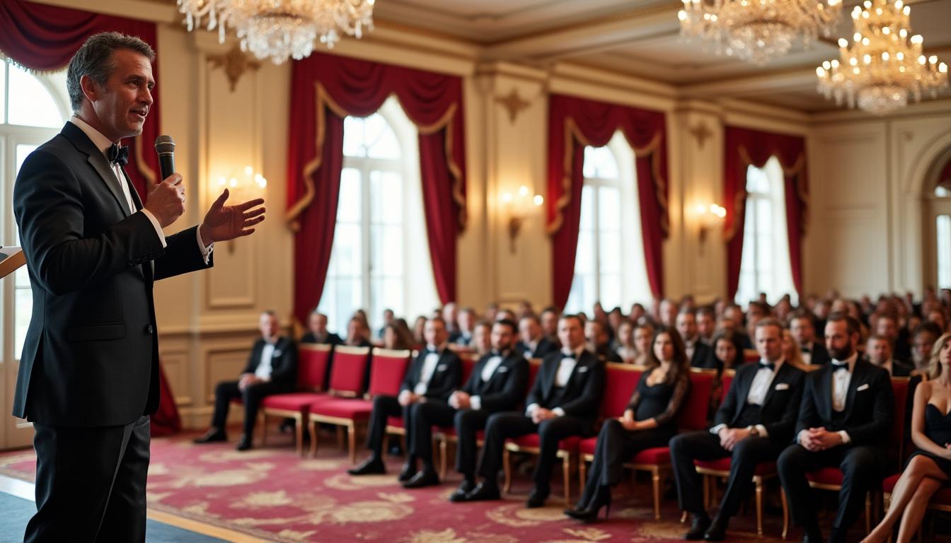 découvrez comment rédiger un exemple de discours captivant pour un maître de cérémonie, adapté à vos événements, et téléchargez-le facilement au format pdf.