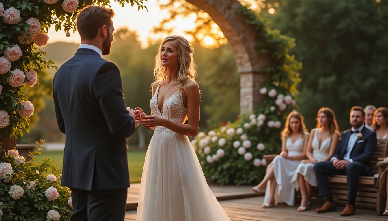 découvrez comment rédiger un discours inoubliable pour votre mari le jour de votre mariage. inspirez-vous de nos conseils et exemples pour émouvoir et marquer les esprits lors de ce moment unique.