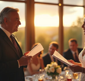 découvrez comment rédiger un discours de mariage inoubliable pour votre père et votre belle-mère, en alliant émotions sincères et touches d’humour pour un moment unique et touchant.