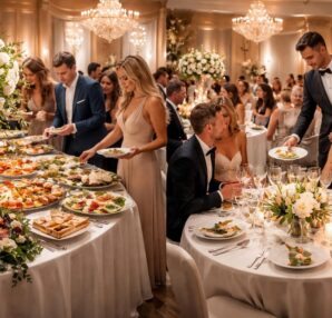 découvrez les avantages et inconvénients du buffet et du dîner servi pour votre repas de mariage afin de choisir l'option qui conviendra le mieux à vos invités et à votre budget.