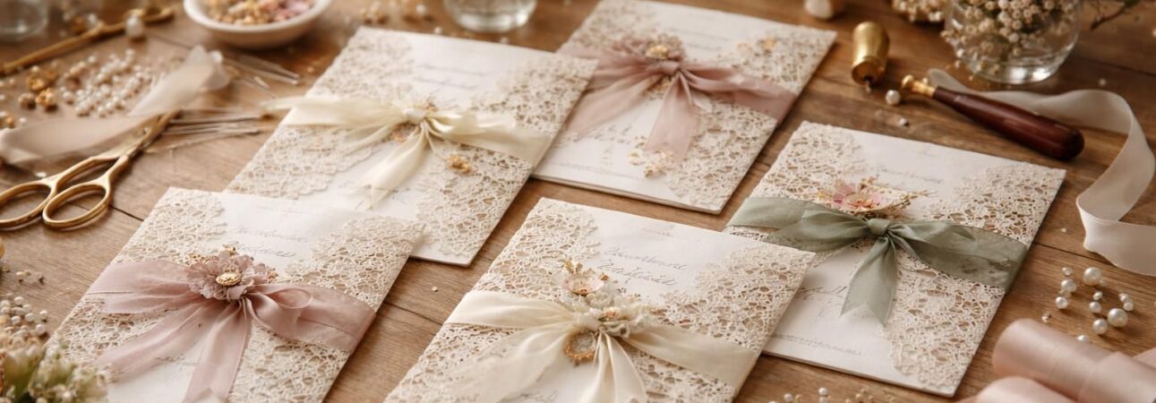 découvrez comment personnaliser des faire-part de mariage en dentelle pas chers pour créer des invitations uniques et spéciales qui marqueront le début de votre journée inoubliable.