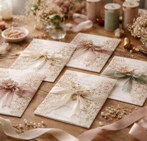 découvrez comment personnaliser des faire-part de mariage en dentelle pas chers pour créer des invitations uniques et spéciales qui marqueront le début de votre journée inoubliable.