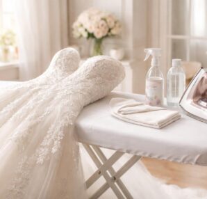 découvrez comment repasser une robe de mariée en toute sécurité avec les produits adaptés pour préserver la délicatesse du tissu et éliminer les plis efficacement.