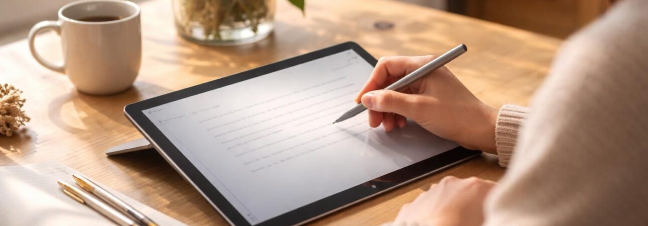 découvrez comment écrire vos vœux de mariage et les rédiger proprement sur une tablette windows surface, pour un témoignage personnalisé et élégant lors de votre grand jour.