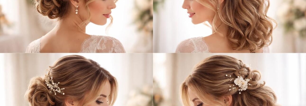 découvrez des idées de coiffures de mariage raffinées spécialement conçues pour les cheveux mi-longs. inspirez-vous de styles élégants et tendance pour sublimer votre jour spécial.