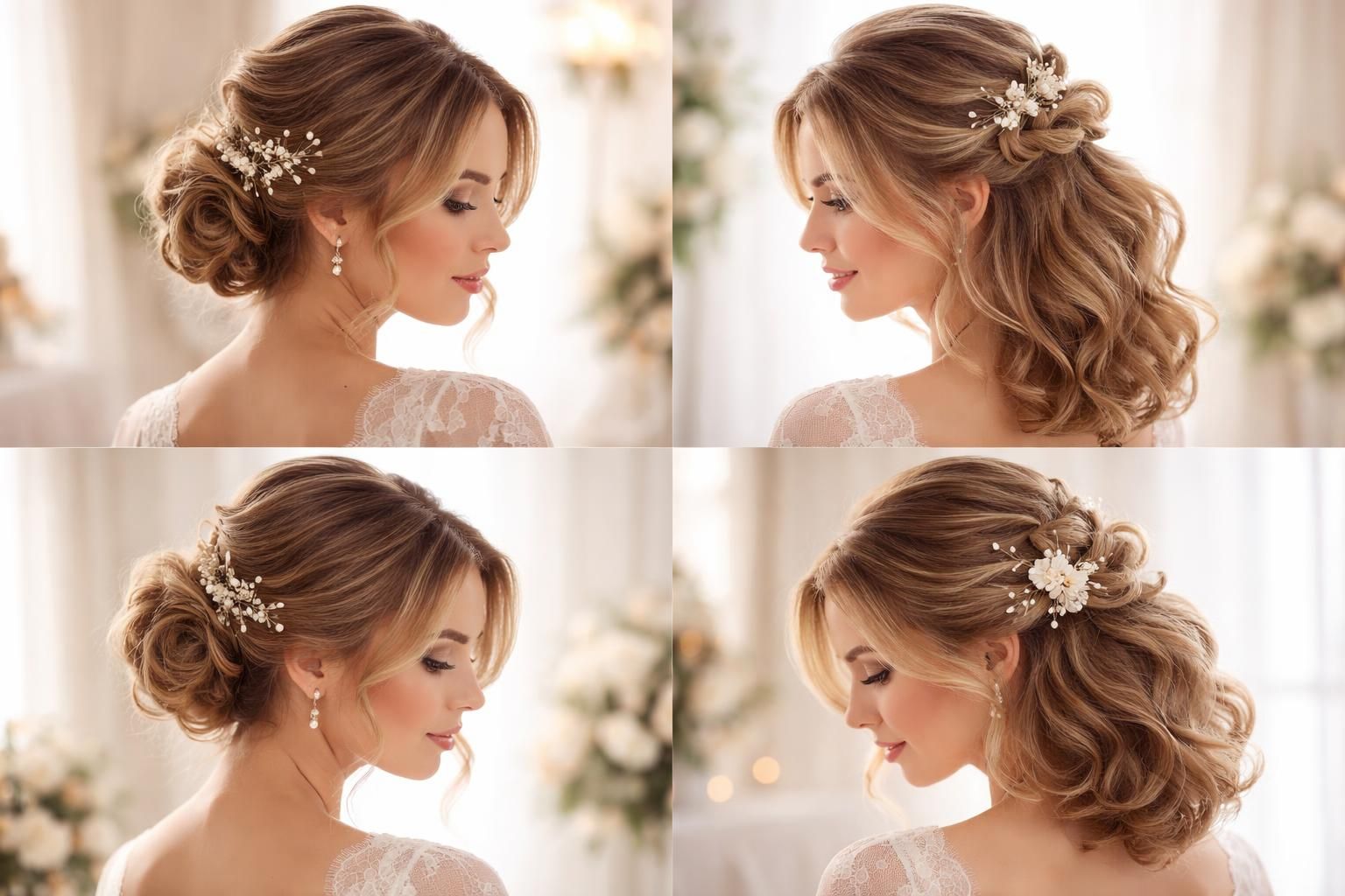 découvrez des idées de coiffures de mariage raffinées spécialement conçues pour les cheveux mi-longs. inspirez-vous de styles élégants et tendance pour sublimer votre jour spécial.