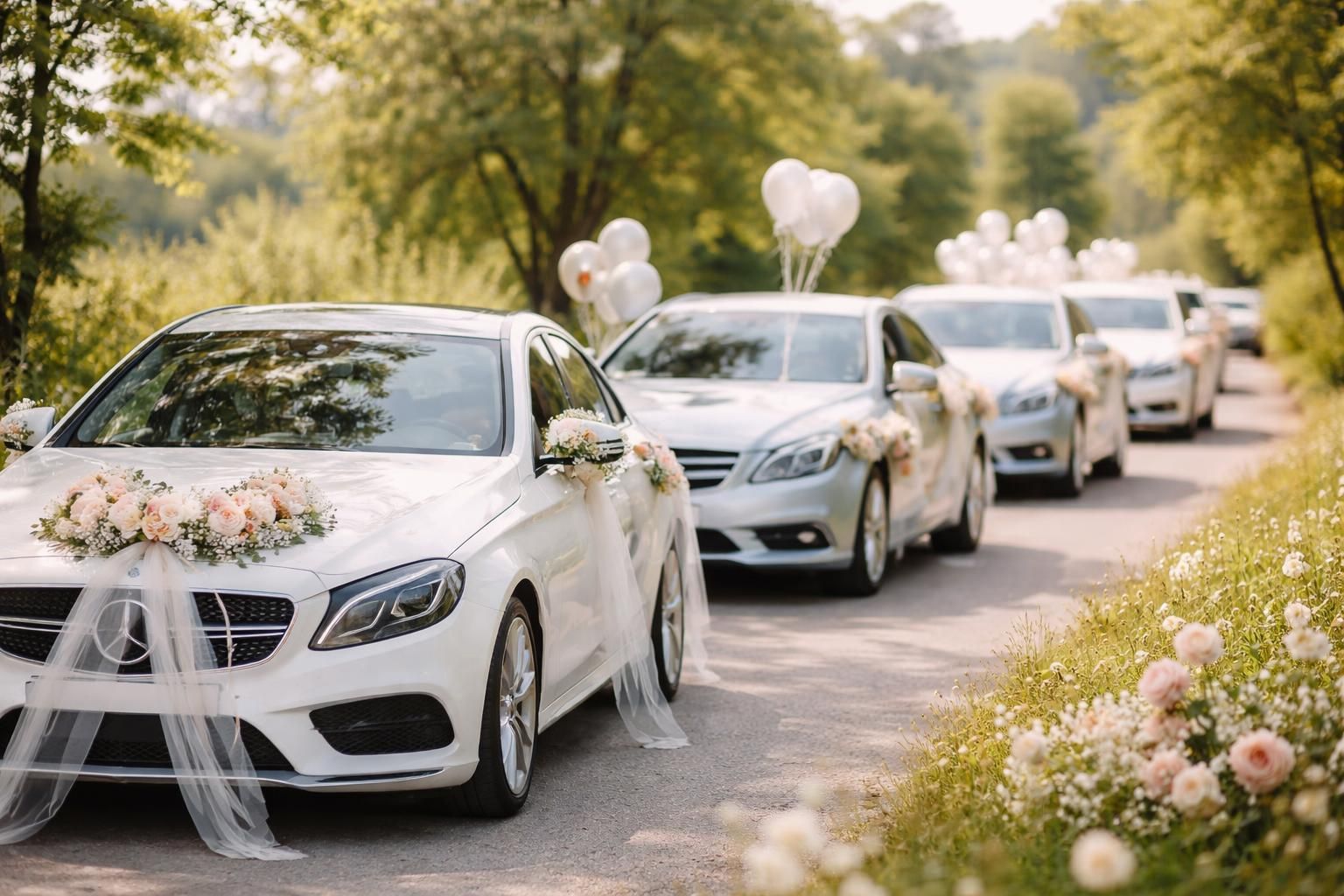 découvrez des idées créatives et originales pour décorer les voitures de mariage des invités et rendre ce moment encore plus magique et festif.