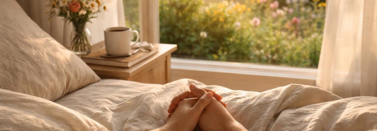 un message matinal d'amour pour éveiller les cœurs et commencer la journée avec douceur et tendresse.