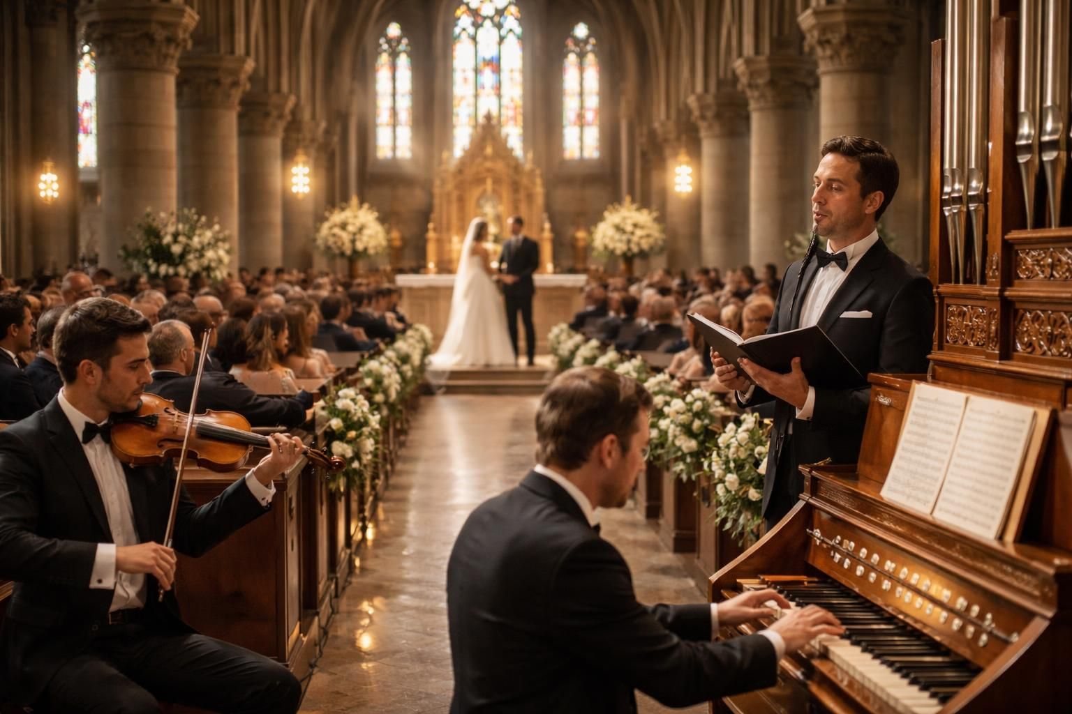 découvrez une sélection musicale élégante et harmonieuse pour votre cérémonie de mariage en église, qui saura sublimer chaque instant de ce moment unique.