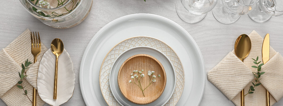 vaisselle de mariage