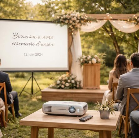 découvrez comment utiliser un mini vidéoprojecteur acer pour projeter facilement des textes lisibles lors de votre cérémonie laïque, assurant une ambiance intime et personnalisée.