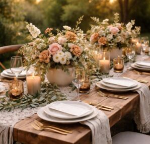 découvrez nos conseils pour harmoniser parfaitement les couleurs sur votre table de mariage bohème chic et créer une ambiance élégante et naturelle.