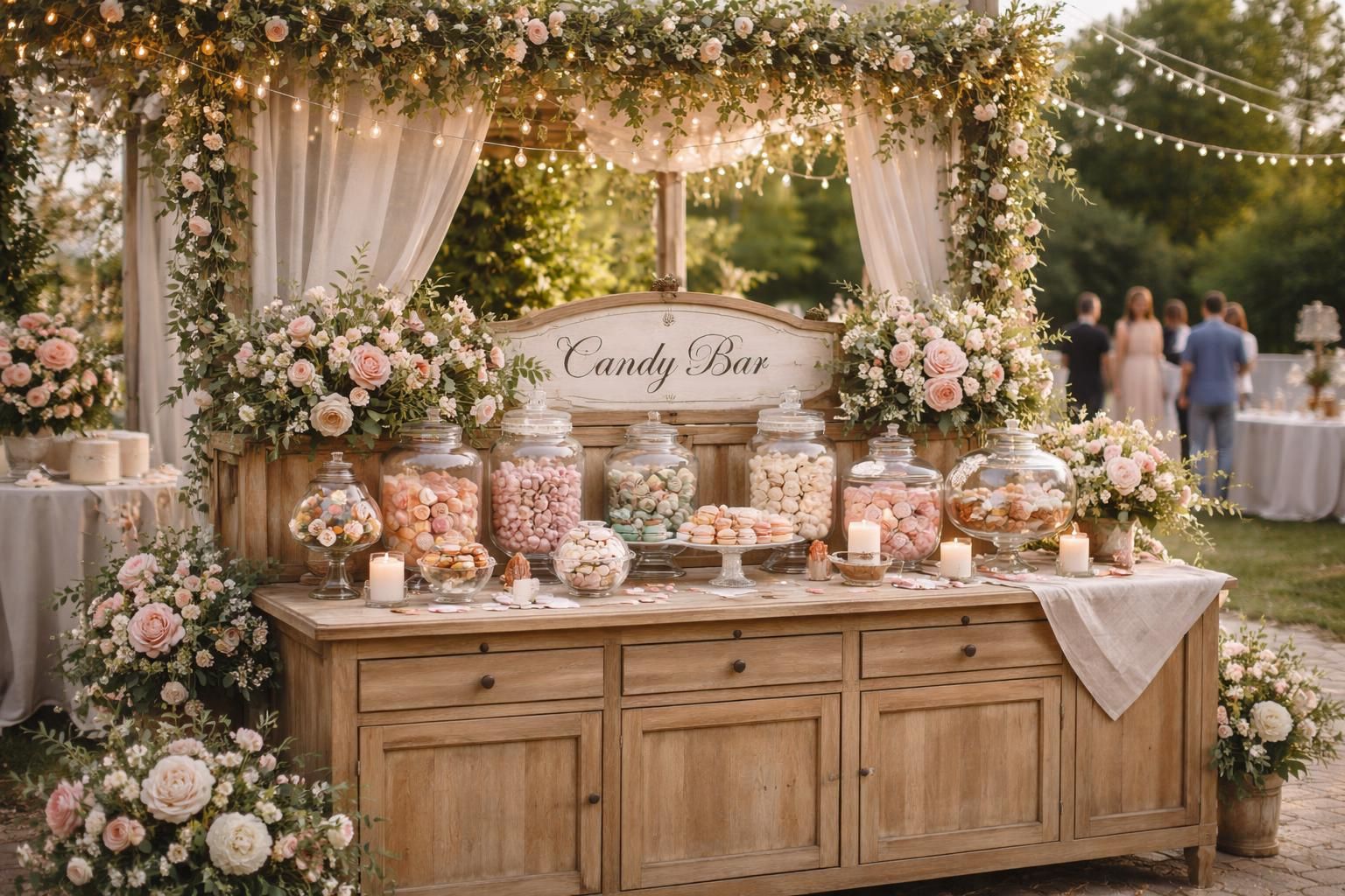 découvrez comment intégrer un meuble « candy bar » pour sublimer votre mariage à thème et offrir à vos invités une expérience gourmande et originale.