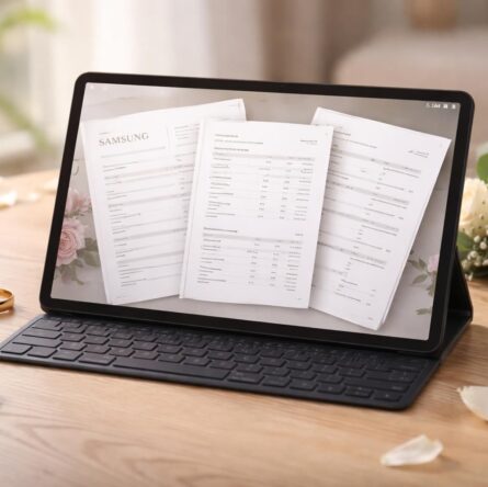 découvrez comment stocker facilement vos contrats et devis de mariage directement sur une tablette samsung galaxy, pour une organisation pratique et sécurisée de votre grand jour.