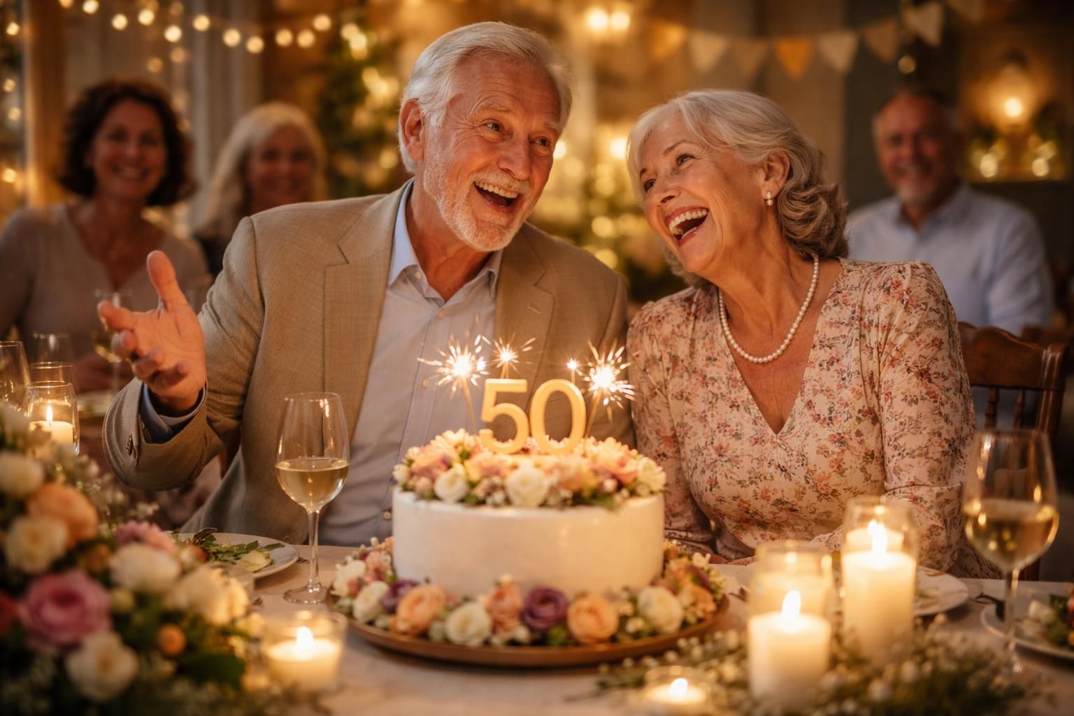 découvrez un discours humoristique et touchant pour célébrer 50 ans d'amour, alliant légèreté et émotions pour un anniversaire mémorable.