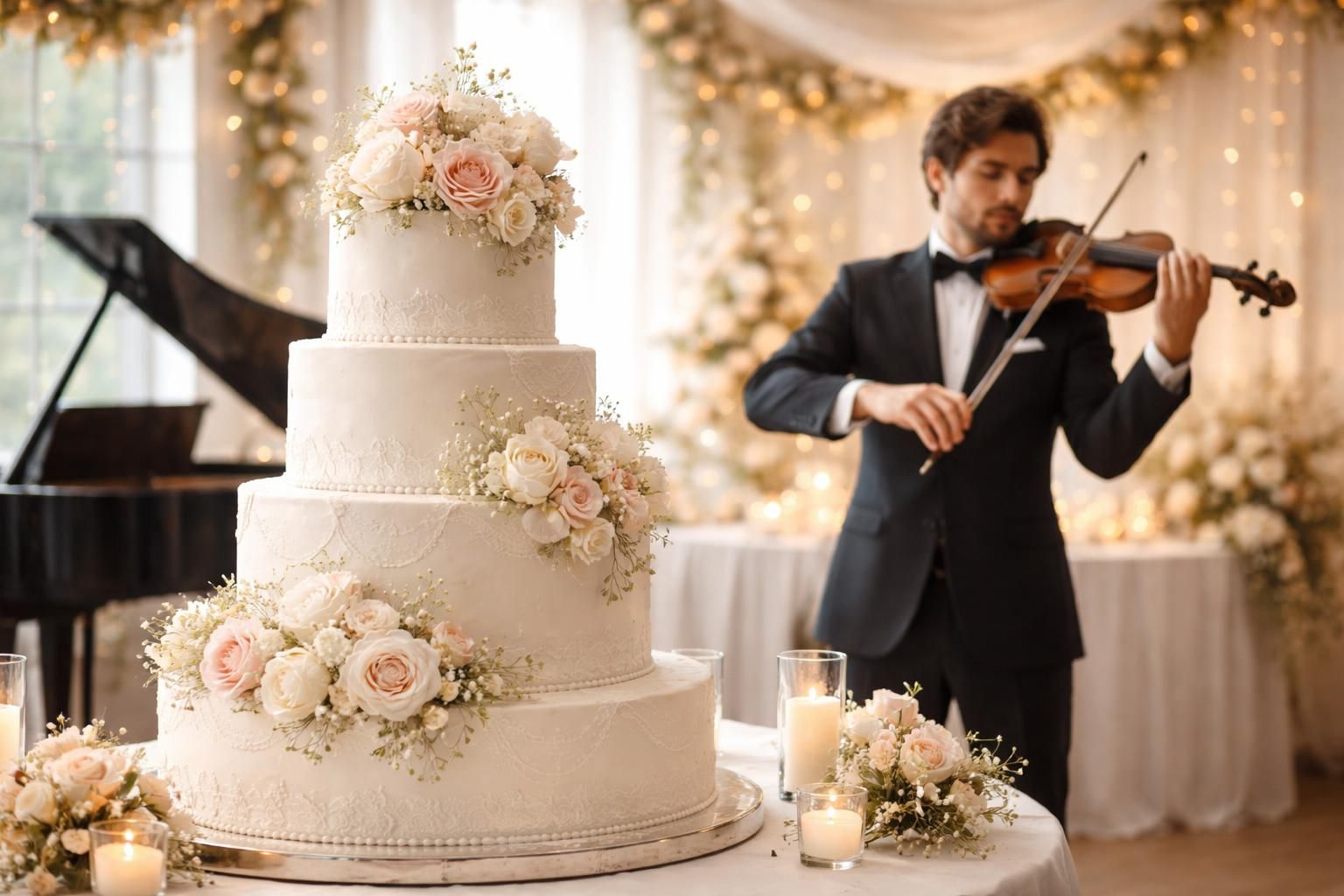 découvrez comment allier musique envoûtante et délicieuses pâtisseries pour créer une ambiance magique et un mariage inoubliable.