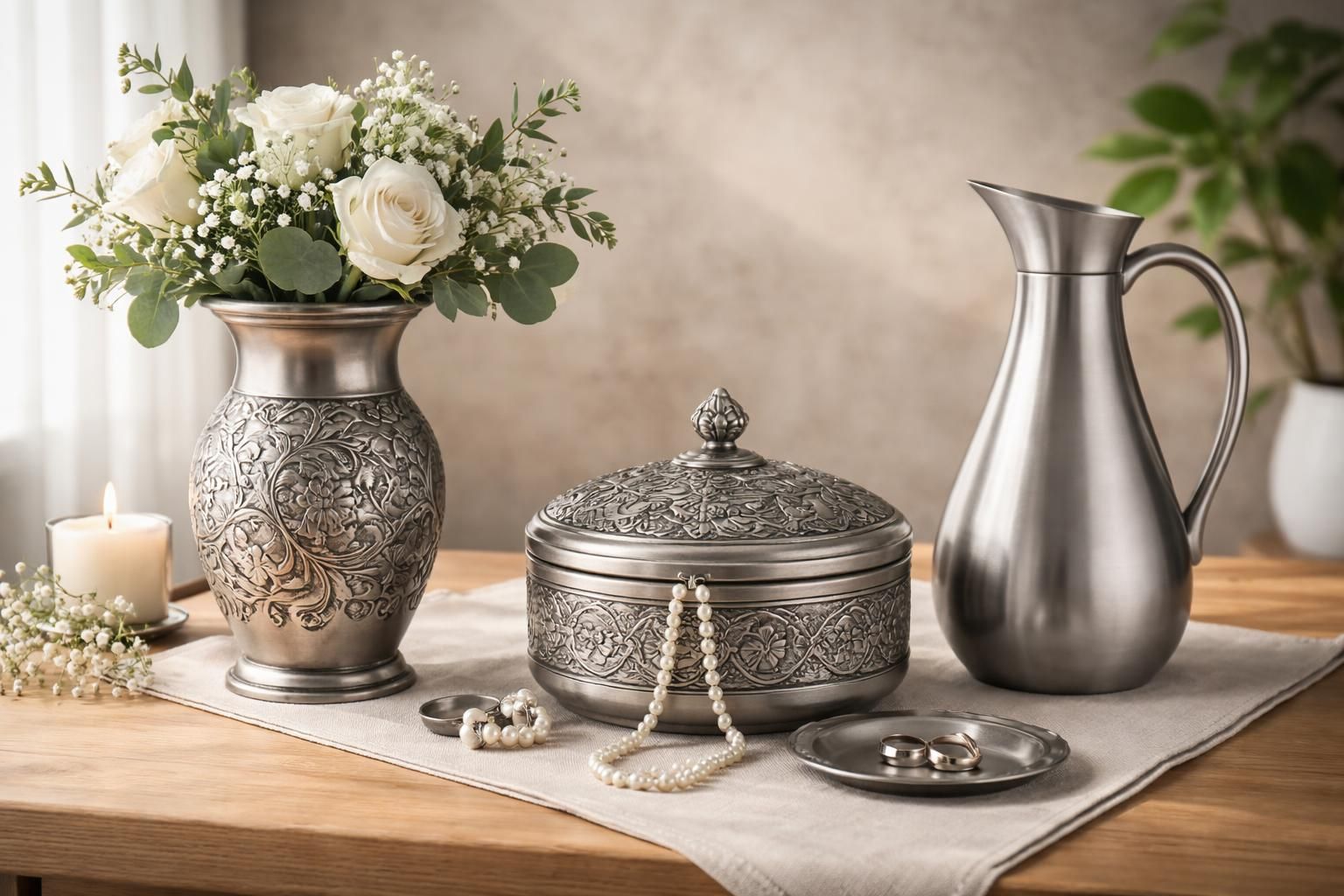 découvrez des idées créatives d'objets en étain pour célébrer 10 ans de mariage, alliant tradition et modernité pour des cadeaux uniques et symboliques.