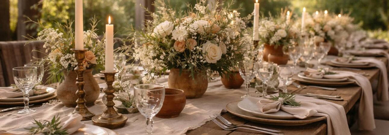 découvrez des idées inspirantes de vaisselle pour mariage, du style rustique charmant au design chic et élégant, pour une table parfaite qui émerveillera vos invités.