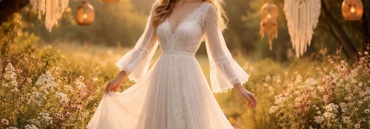 découvrez des idées inspirantes pour un mariage bohème avec une robe longue, alliant élégance romantique et esprit naturel pour un jour inoubliable.