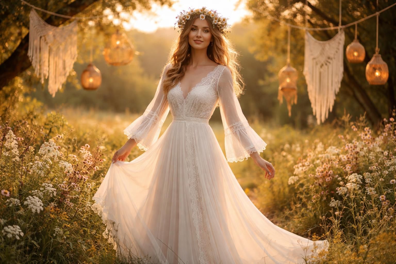 découvrez des idées inspirantes pour un mariage bohème avec une robe longue, alliant élégance romantique et esprit naturel pour un jour inoubliable.