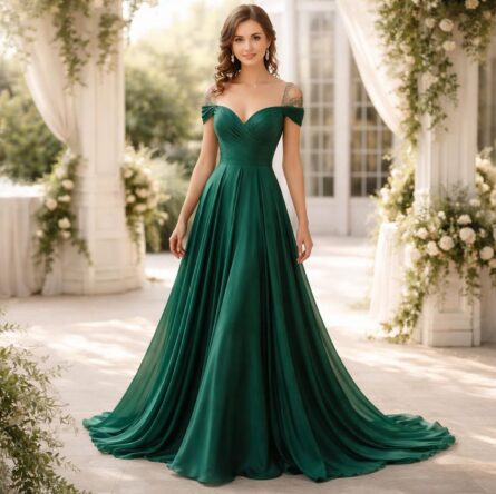 découvrez notre robe demoiselle d'honneur vert émeraude, parfaite pour un mariage élégant et raffiné. style chic et confort assuré pour un jour inoubliable.