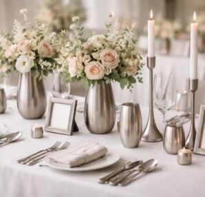 découvrez les tendances d'objets en étain pour un mariage moderne, alliant élégance et originalité pour une décoration unique et intemporelle.