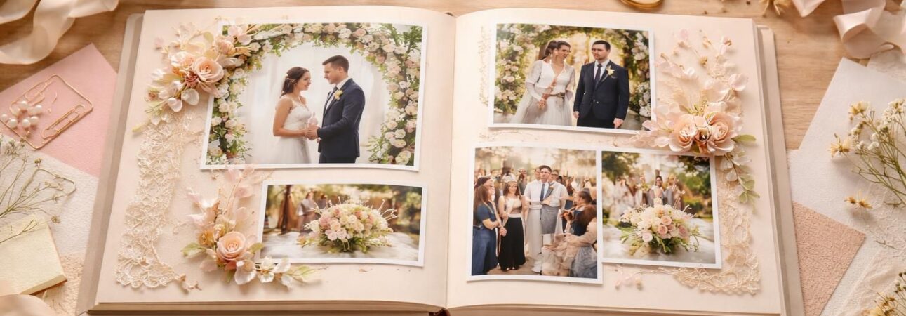 découvrez des idées créatives de pages de scrapbooking pour sublimer vos souvenirs de mariage et créer un album unique et plein d'émotion.