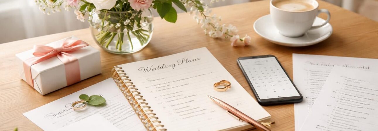 découvrez notre check-list détaillée pour le jour j du mariage, afin de ne rien oublier et vivre une journée parfaite et sans stress.