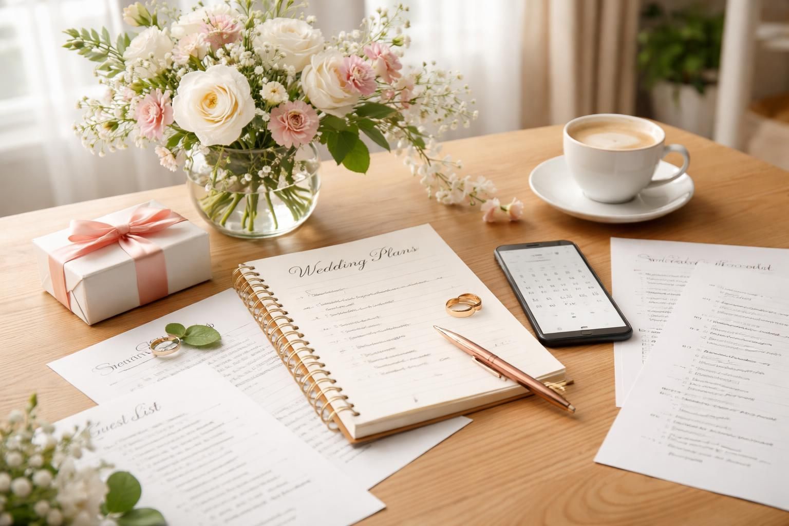 découvrez notre check-list détaillée pour le jour j du mariage, afin de ne rien oublier et vivre une journée parfaite et sans stress.