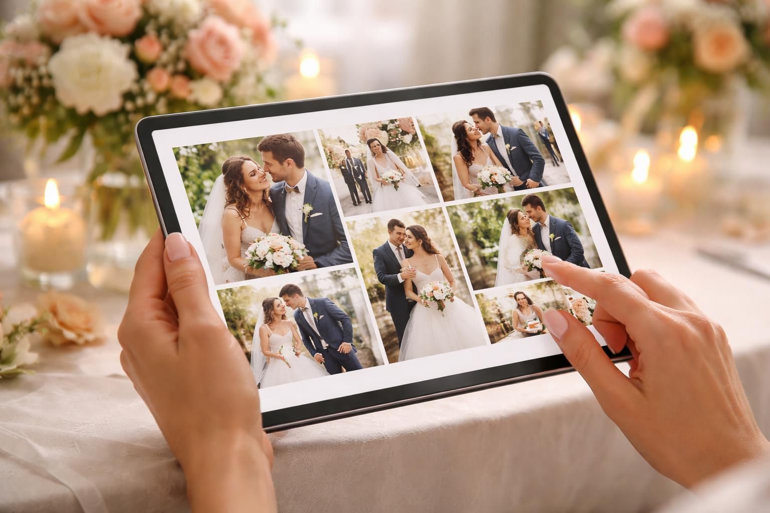 découvrez comment créer facilement un diaporama des mariés prêt à être présenté grâce à une tablette tactile, pour un montage rapide et élégant lors de votre mariage.