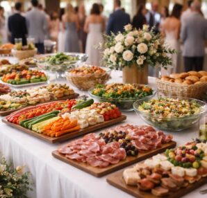 découvrez notre guide pratique pour déterminer les quantités idéales pour un buffet froid de 50 personnes, afin d'assurer un mariage inoubliable et une réception réussie.