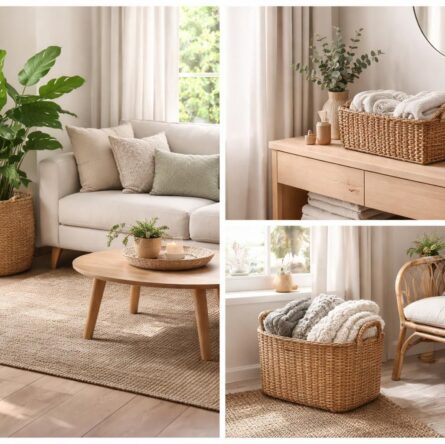 découvrez des idées déco originales avec un panier en osier pour embellir chaque pièce de votre maison de manière naturelle et créative.