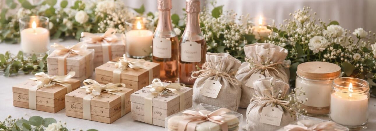 découvrez des idées originales et personnalisées de cadeaux pour remercier vos invités lors de votre mariage.