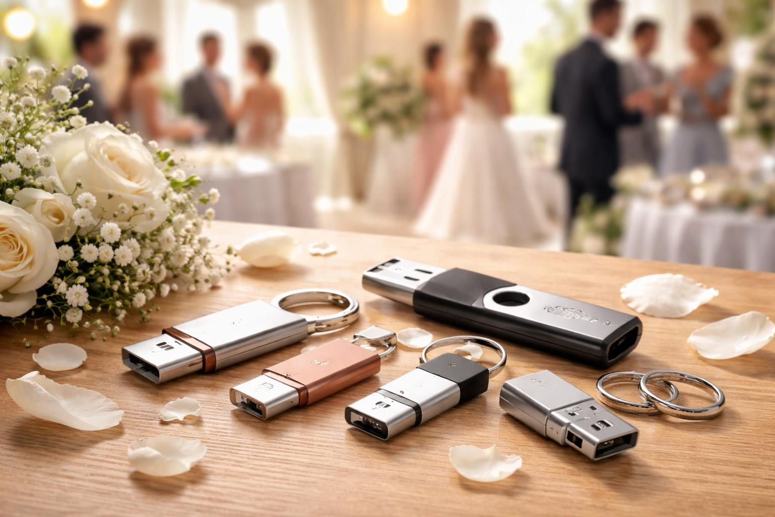découvrez comment choisir la clé usb idéale pour votre musique de mariage : conseils sur le format et la capacité pour une cérémonie inoubliable.