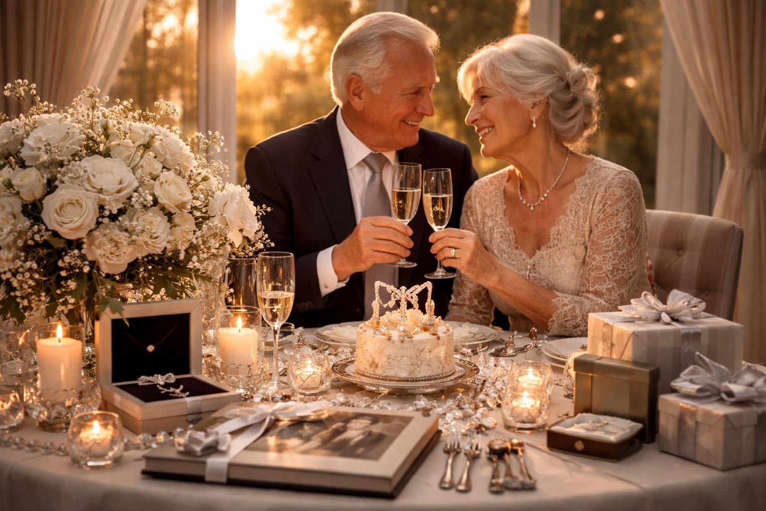 découvrez des idées cadeaux significatives pour célébrer 60 ans de mariage, les noces de diamant, et marquez cet anniversaire exceptionnel avec amour et originalité.
