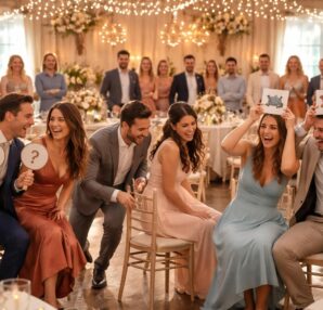 découvrez le top 10 des jeux pour couples à faire lors d'un mariage, parfaits pour briser la glace et animer la fête avec humour et complicité.