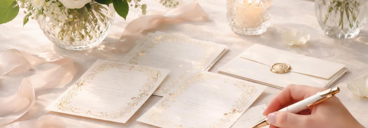 découvrez comment sélectionner les réponses parfaites pour un faire-part de mariage élégant, alliant style et personnalisation pour une invitation mémorable.