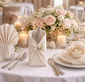 découvrez notre guide complet pour le pliage de serviettes, et créez une décoration de table élégante et unique pour un mariage réussi et inoubliable.
