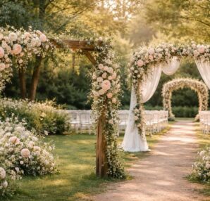 découvrez tout ce qu'il faut savoir sur la location d’arches de fleurs pour sublimer votre mariage : conseils, choix, et astuces pour un décor floral parfait.