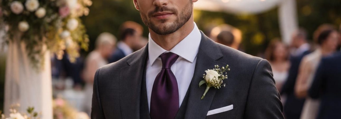 découvrez comment accessoiriser votre tenue de mariage avec des cravates larges pour un style élégant et inoubliable.