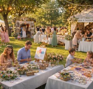 découvrez des idées d’animations de mariage originales pour divertir vos invités avec des activités créatives et amusantes, garantissant une journée inoubliable.