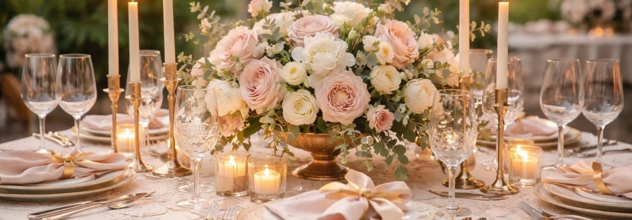 découvrez des idées élégantes et romantiques de thèmes de table pour sublimer votre mariage avec style et raffinement.