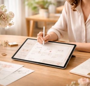 découvrez comment préparer facilement le déroulé de votre cérémonie de mariage grâce à une tablette tactile microsoft pour une organisation fluide et moderne.