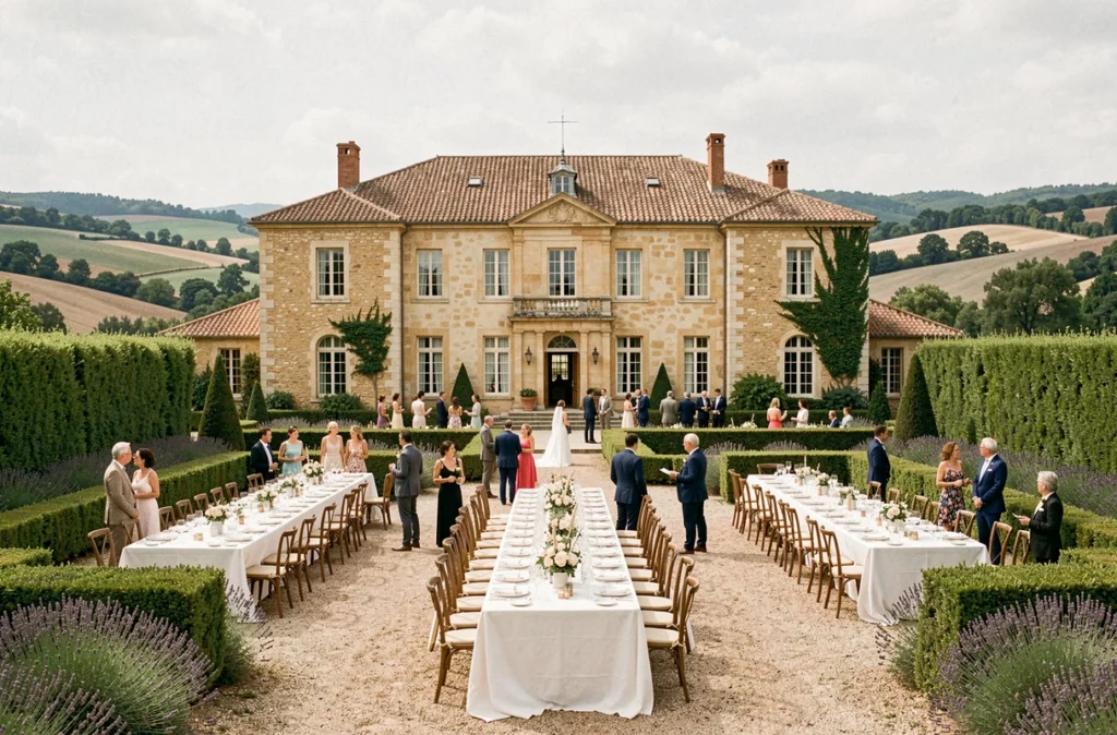 Le Domaine de Quintalonne, manoir en pierre dorée entouré de jardins pour un mariage en Haute-Garonne